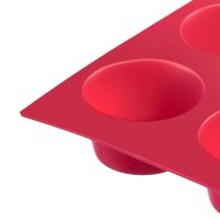 Westmark 6er Muffin-Backform, Antihaft-Effekt, Silikon, Grün, 3015227G