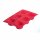Westmark 6er Muffin-Backform, Antihaft-Effekt, Silikon, Grün, 3015227G