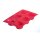 Westmark 6er Muffin-Backform, Antihaft-Effekt, Silikon, Grün, 3015227G
