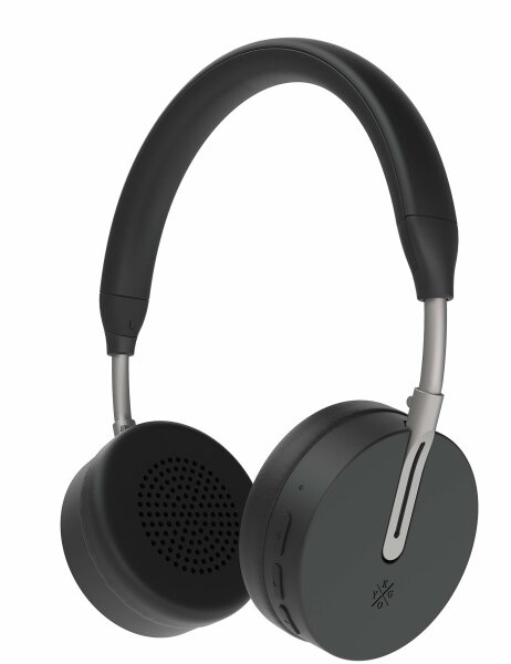 Kygo A6/500 Wireless On-Ear Kopfhörer (Bluetooth Kopfhörer mit Mikrofon und NFC-Funktion für iPhone iOS und Android, 18 Stunden Akkulaufzeit) Schwarz