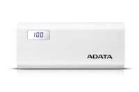 ADATA P12500D Powerbank, 12500mAh, schwarz/weiß