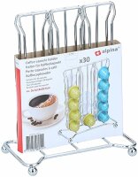 Alpina Kapselständer, Halter fur Kaffeekapseln, Chrom,