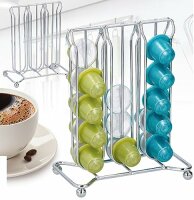 Alpina Kapselständer, Halter fur Kaffeekapseln, Chrom,