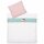 Fehn 060591 Baby-Bettwäsche Bruno – Kopfkissen & Bettdecke für Kinder im Set – Mit Bärenmotiv – 0+ Monate – Kissen: 35 x 40 cm & Decke: 80 x 80 cm