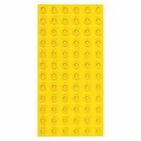 Strictly Bricks ST-BBP6122YL Grundplatte 6 x 12 cm, Gelb...