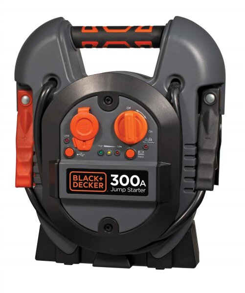 Black+Decker J312BE Starthilfe 300A, 12V, 2A USB
