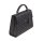 Socha Laptoptasche Damen/Businesstasche Frauen/Notebooktasche mit Tragegurt - Elegant - Extra leichte Synthetik Gesteppt - Audrey Diamond - 13.3 Zoll Schwarz