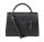 Socha Laptoptasche Damen/Businesstasche Frauen/Notebooktasche mit Tragegurt - Elegant - Extra leichte Synthetik Gesteppt - Audrey Diamond - 13.3 Zoll Schwarz