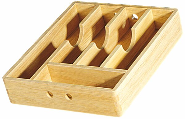 Cilio 410006 Besteckkasten Holz, 30 x 35 cm