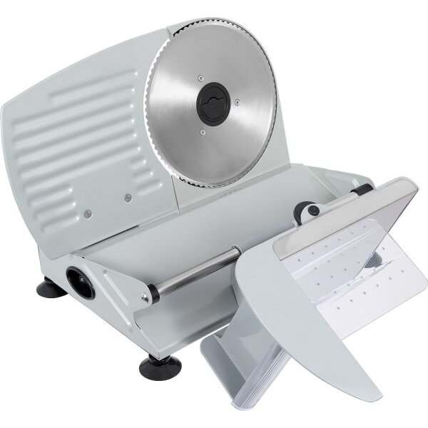Exquisit AS 3303 Gri Allesschneider | 150 Watt Leistung | Edelstahlmesser | INOX, Grau