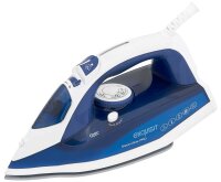Exquisit Dampf-Bügeleisen BD 3102 web | Dampfbügeleisen | 2600 Watt | Bügelsohle Keramikbeschichtet | Bügeleisen mit Edelstahlsohle | Antikalk-System | Weiß-Blau