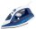 Exquisit Dampf-Bügeleisen BD 3102 web | Dampfbügeleisen | 2600 Watt | Bügelsohle Keramikbeschichtet | Bügeleisen mit Edelstahlsohle | Antikalk-System | Weiß-Blau