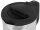 Exquisit Wasserkocher WK 3602 swi | Teekocher | 1200 Watt | Edelstahlwasserkocher | 1 Liter | Schwarz-Inox