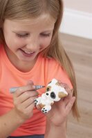 Fuzzikins Craft Cottontail Cottage / E72789 / 2 süße Häschen und ein faltbares Papierhäuschen zum Bemalen und Bekleben / Abwaschbares Spielzeug für Kinder ab 3 Jahren