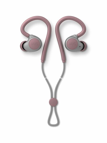 Jays Bluetooth Kopfhörer Wireless - m-Six - Rosé - Headphones Kabellos In-Ear Ideal zum Sport mit Mikrofon & Schnellladefunktion