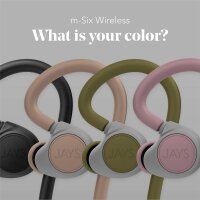 Jays Bluetooth Kopfhörer Wireless - m-Six - Rosé - Headphones Kabellos In-Ear Ideal zum Sport mit Mikrofon & Schnellladefunktion