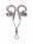 Jays Bluetooth Kopfhörer Wireless - m-Six - Rosé - Headphones Kabellos In-Ear Ideal zum Sport mit Mikrofon & Schnellladefunktion