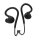 Jays Bluetooth Kopfhörer Wireless - m-Six - Schwarz - Headphones Kabellos In-Ear Ideal zum Sport mit Mikrofon & Schnellladefunktion