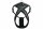 ART SPORTIV PLUS GESCHIRR CROSS SCHWAR 25MM 58-70CM