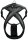 ART SPORTIV PLUS GESCHIRR CROSS SCHWAR 25MM 64-80CM