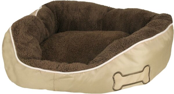 Karlie Bett Chipz, rund L: 52 cm B: 46 cm H: 18 cm braun