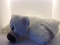 Wülfing Kuschelkissen Tierkissen Reisekissen kuschelig weich Eisbär