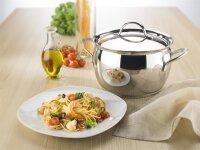Lagostina 012898020522 Armonia Kochtopf mit Deckel, für alle Herdarten geeignet, auch Induktion, Edelstahl, rostfrei, 22 cm, 2