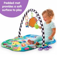 LAMAZE Freddie The Firefly Baby Activity Play Mat , 3-in-1 Baby Gym With 3 Sensory Toys For Babies , Newborn Toy For Sensory Play