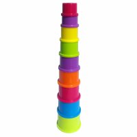 Lets Play Bunte Stapelbecher - Vorschulspielzeug, 9 Bunte...