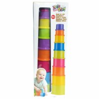 Lets Play Bunte Stapelbecher - Vorschulspielzeug, 9 Bunte...
