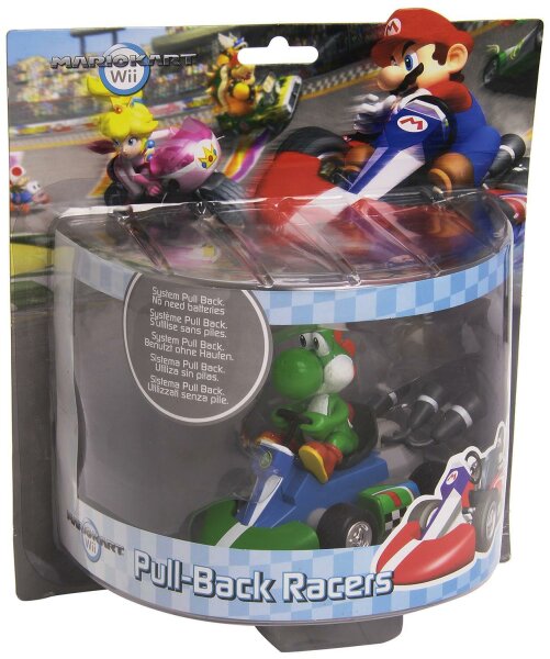 Unbekannt Yoshi Kart 12cm mit Rückziehfunktion