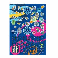 Motorola Lifestyle Squads 200 - Kabelgebunder Kinderkopfhörer - Begrenzter Lautstärk mit 85 dB, Flexibel und langlebig, Gehörschutz und Musik-Sharing-Funktion, Anti-Allergie-Kissen (BPA-frei) - Blau