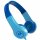 Motorola Lifestyle Squads 200 - Kabelgebunder Kinderkopfhörer - Begrenzter Lautstärk mit 85 dB, Flexibel und langlebig, Gehörschutz und Musik-Sharing-Funktion, Anti-Allergie-Kissen (BPA-frei) - Blau