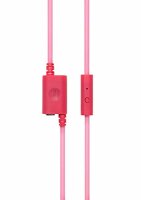 Motorola Lifestyle Squads 200 - Kabelgebunder Kinderkopfhörer - Begrenzter Lautstärk mit 85 dB, Flexibel und langlebig, Gehörschutz und Musik-Sharing-Funktion, Anti-Allergie-Kissen (BPA-frei) - Rosa