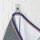 möve Athleisure Gästetuch Doubleface 50 x 30 cm aus 85% Baumwolle / 15% Polyester, snow/grey