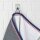 möve Athleisure Handtuch Doubleface gestreift 50 x 100 cm aus 85% Baumwolle / 15% Polyester, snow/grey
