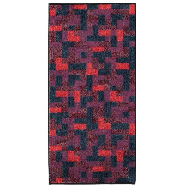 möve Modernism Handtuch-Made In Germany, red, 50 x 100 cm
