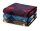 möve Modernism Handtuch Kreise allover 50 x 100 cm aus 100 % Baumwolle, dark blue
