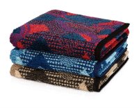 möve Modernism Handtuch Kreise allover 50 x 100 cm aus 100 % Baumwolle, red