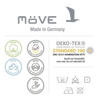 möve New Essential Duschtuch 80 x 150 cm aus 100% Baumwolle, dark pool