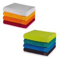 möve New Essential Handtuch 50 x 100 cm aus 100% Baumwolle, carmine