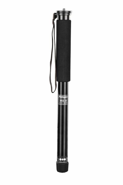 Fotopro NRA-55 Einbeinstativ für Fotokameras (Aluminium) Schwarz