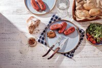 Tramontina Churrasco Steakbesteck-Set Paisano in Rot aus Edelstahl/Kiefernholz rot