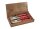 Tramontina Churrasco Steakbesteck-Set Paisano in Rot aus Edelstahl/Kiefernholz rot