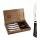 Tramontina PAMPAS Premium Steakmesser, 4-teiliges Set, rostfreier Edelstahl, Echtholzgriff FSC, spülmaschinenfest (Rot, 4-tlg.)
