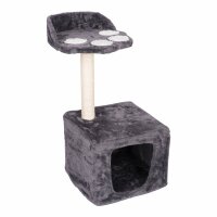 Pet Comfort Krabpaal - Drie-In-Één - Paal Van Sisal, Verstopplek En Plateau