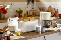 Philips Domestic Appliances HD2590/00 Toaster, Weiß, Einheitsgröße