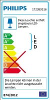 Philips Ledino LED-Wandaussenleuchte Freedom 1-flammig dimmbar 3 W, anthrazit 172389316