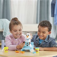 Play-Doh E5375EU4 Die Eiskönigin Schlittenfahrt mit Olaf mit 5 Farben, Knete