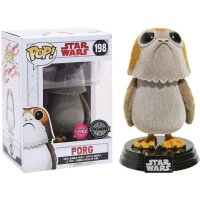 FUNKO Star Wars Episode 8 Pop! Vinyl Figur PORG 198 Flocked Special Edition, aus Kunststoff, Geschenkkarton.